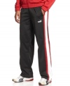 Kick up your comfort and prepare for a good performance with these sporty track pants from Puma.