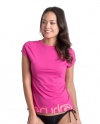 Rip Curl Women's Sano Loose Fit Short Sleeve Lycra Top (Rose Small)