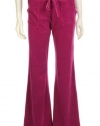 Juicy Couture Womens Paula Terry Drawstring Pocket Pants, Large