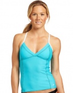 Speedo Women's Active Mesh Panel Tankini Top