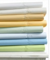 Martha Stewart Collection Bedding, 400 Thread Count Full Fitted Sheet Soft Blue