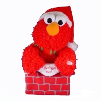 Sesame Street Kurt Adler 10-Inch Battery-Operated Singing Elmo in Chimney