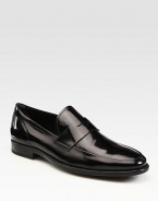 Polished Italian leather and inspired craftsmanship make these handsome loafers light on the feet.Leather liningRubber soleMade in Italy