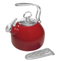 Chantal Enamel on Steel Classic Teakettle, Chili Red