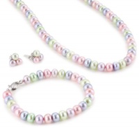 Honora Children's Multi-Color Freshwater Cultured Pearl Set