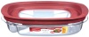 Rubbermaid FG7K75TRCHILI 4.3-Cup Divided Premier Food Storage Container