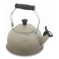 Le Creuset 1.8-qt. Enamel on Steel Classic Whistling Teakettle (Linen)