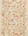 Safavieh Martha Stewart Collection MSR3611A Autumn Woods Wool and Viscose Area Rug, 9-Feet by 12-Feet, Persimmon Red