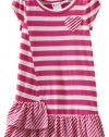 Roxy Kids Girls 2-6X Stay Cool Dress, Passion Pink Stripe, Medium