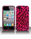 iPhone 4 Graphic Case - Hot Pink/Black Leopard