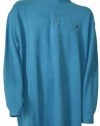 Polo Ralph Lauren Big & Tall Half Zip French Rib Fleece, Hunter Navy