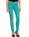 Hudson Women's Nico Midrise Skinny Fit, Soft Teal, 27