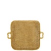 Vietri Jute Square Handled Platter