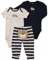 Carter's 3-pc. Navy Bear Bodysuit Set NAVY/MULTI 3 Mo