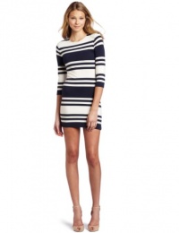 French Connection Women's Jag Stripe Dress, Blue, 8