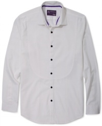 This dressy long sleeve button down from American Rag is an instant classic.