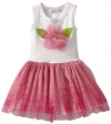 Bonnie Jean Girls 2-6X Flower Tutu Dress