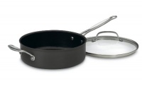 Cuisinart 633-30H Chef's Classic Nonstick Hard-Anodized 5-1/2-Quart Saute Pan with Helper Handle and Lid