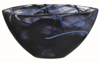 Kosta Boda Contrast Small Black Bowl