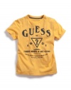 GUESS Kids Boys GUESS Kids Boys Triangle Tee, YELLOW (12/14)