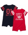 Super sport. Prepare your little all-star early with this romper 2-pack from Carter's.