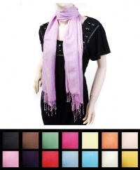 Solid Color Viscose Scarf