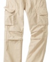 True Religion Boys 8-20 Isaac Big T Stitch Cargo Pant, Khaki, 12