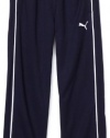 Puma - Kids Boys 2-7 Little Mesh Pant, Navy, 5