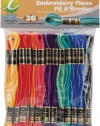 Iris 36-Pack Embroidery Floss Pack, 8m, Variegated Colors