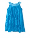 Ruby Rox Kids Girls 2-6X Cork Screw Dress, Ice Blue, 5