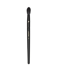 This versatile, long-haired brush gradually tapers to a medium-size dome of soft, natural hair bristles. Its unique shape makes it ideal for applying shadow all over lids, softening eye contour colors, diffusing shadow pigments or setting concealer to perfection. Shadow is seamlessly blended with horizontal strokes from the outer corner of lid up into the crease, making eyes look extra defined. Concealer is set by using light vertical strokes around the eye area.