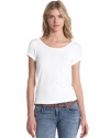 Splendid Women's Vintage Whisper Low Back Tee, Paper, Small