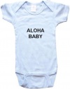 ALOHA BABY - HAWAII BABY - State-series - Blue Onesie / Baby T-shirt - size Medium (12-18M)