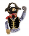 Play the role of a pirate with our adorable character hand puppet! Measures 9¿ x 17¿ x 4¿.