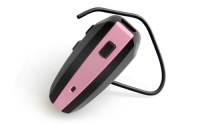 Noisehush Bluetooth Headset - iPhone, Blackberry, HTC, Samsung, LG, Motorola, and Nokia - Black/Baby Pink