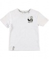 LRG Clothing + Equipment T-Shirt (Sizes 4 - 7) - white, 4