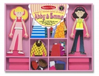 Melissa & Doug Abby & Emma Deluxe Magnetic Dress-Up Set