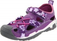 Sperry Top-Sider Wet Tech II Fisherman Sandal (Toddler/Little Kid/Big Kid),Lilac/Grey/Flowers,2 M US Little Kid