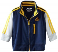 adidas Baby-Boys Infant Itb Varsity Warm Up Jacket, Navy, 24 Months