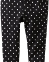 Hartstrings Baby-girls Infant Dot Jacquard Knit Legging Pant and Belt Set, Black Dot, 18 Months