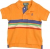 Polo Ralph Lauren Infant Boys Striped Mesh Polo (9 Month, Orange Flame)