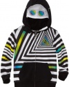 Volcom Boys 2-7 Inyoface Full Zip Hoodie, White, Small