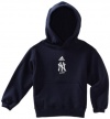 MLB Toddler New York Yankees Team Logo Hooded Fleece (Navy, 4T)