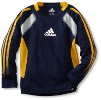 Adidas Boys 2-7 Rushing Tech Top, Navy/Yllw, 7