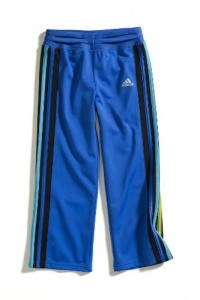 adidas Girls 2-6X Tricot Pant, Dazzling Blue, 5