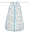 aden + anais Cozy Slumber Muslin Four Layer Sleeping Bag, Star Bright/Blue Spots, Large