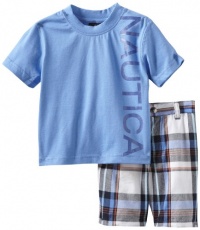 Nautica Baby-Boys Infant Nautvert Short Set, Dragongly, 12 Months