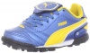 Puma Esito Finale TT JR Boot (toddler/Little Kid/big Kid),Blue Metallic/Dandelion/White,13 M US Little Kid