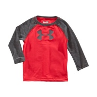 Boys’ Toddler UA Tech™ Big Logo Longsleeve T-Shirt Tops by Under Armour Infant 4 Toddler Red