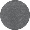 8' x 8' Round Surya Area Rug by Candice Olson SCU7522-8RD Gray Color Loomed India Sculpture Collection